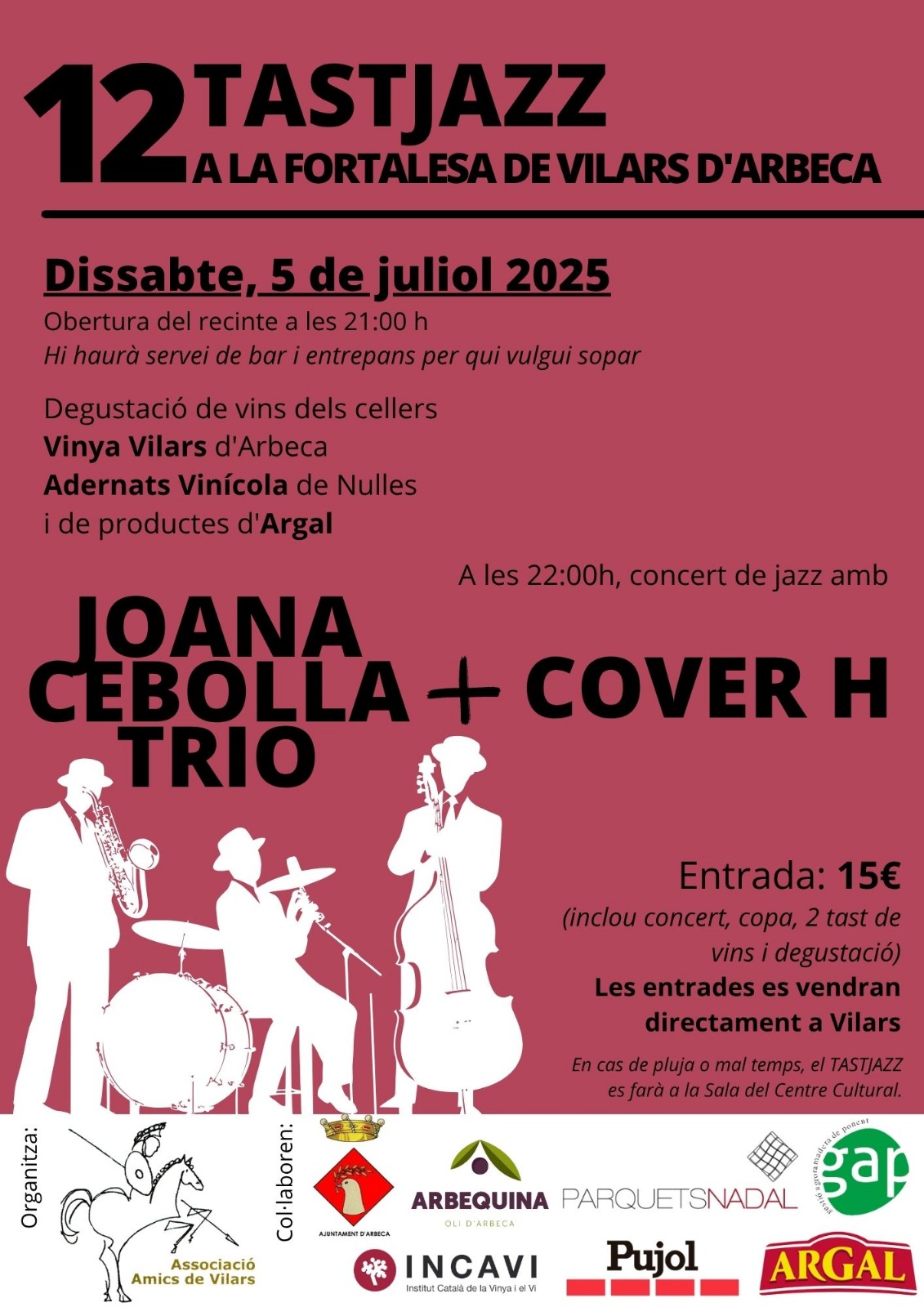12th edition of TastJazz at the Vilars fortress: jazz, wine and heritage in one magical night