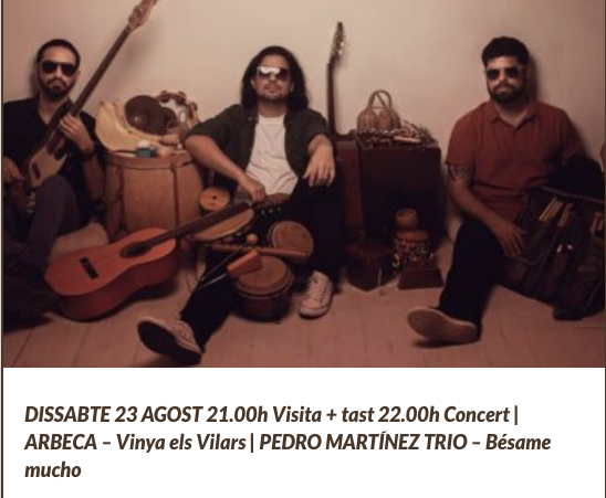 Vinya els Vilars acoge el concierto de clausura del 14º Garrigues Guitarfest